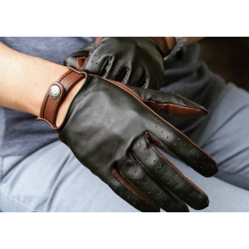 Jual SARUNG TANGAN FULL FINGER HITAM COKLAT/MODEL PRIA DAN WANITA