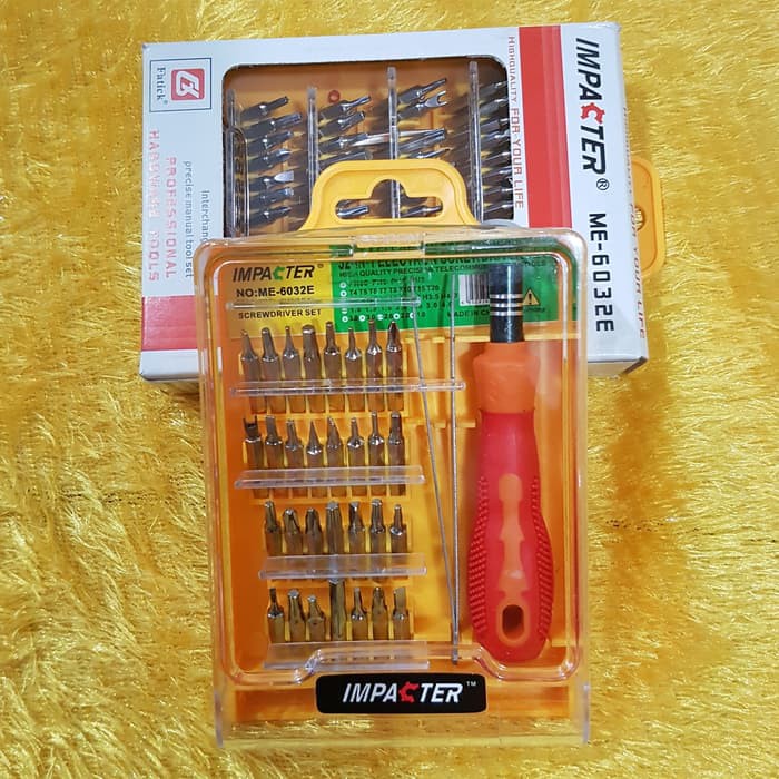 Jual Obeng Set 32 in 1 Lengkap dengan Pinset | Shopee Indonesia