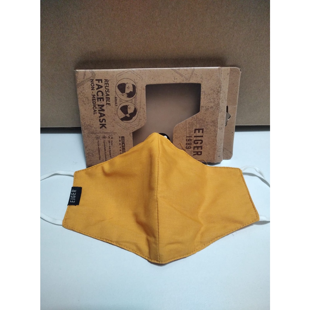 Jual Masker Eiger KAI E89 MASK ADULT Mustar Kuning 91000 6095 Original ...
