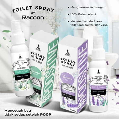 Racoon Toilet Spray Seat Sanitizer / Aroma Therapy