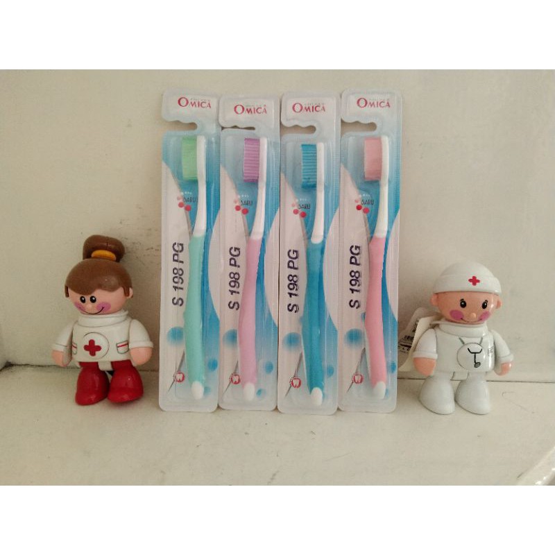 Jual OMICA toothbrush S 198 PG | Shopee Indonesia