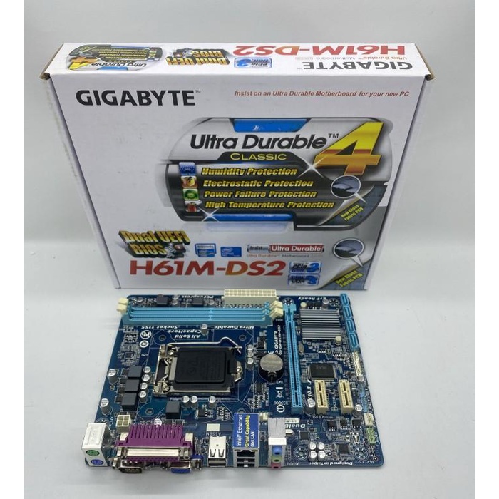 Jual MOTHERBOARD GIGABYTE H61 MDS2 LGA 1155 | Shopee Indonesia