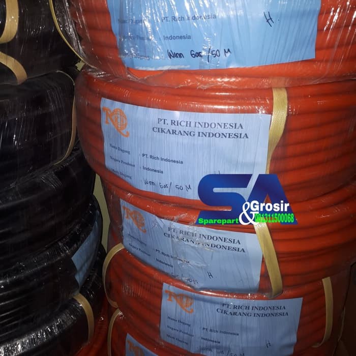 Jual Selang gas ROLL WINN GAS - Rol Slang gas SNI - Potongan - Meteran ...