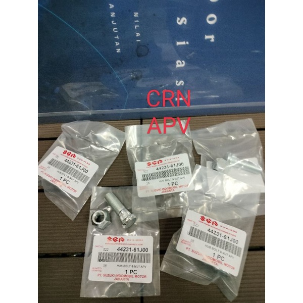 Jual BAUT RODA + MUR SUZUKI APV PUTIH ORIGINAL | Shopee Indonesia