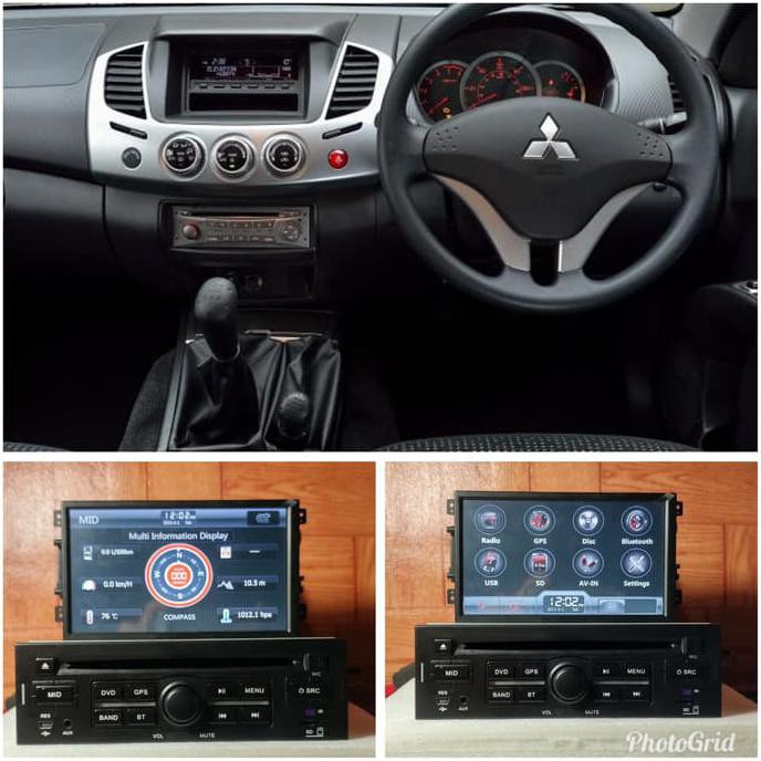 Jual New Head Unit Oem Mitsubishi Strada Triton 2008 Up 2013 Pnp Mid ...