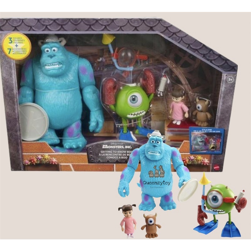 Jual Disney Pixar Monsters Inc Getting To Know Boo 3 Pack With Sulley And Mike Wazowski Shopee