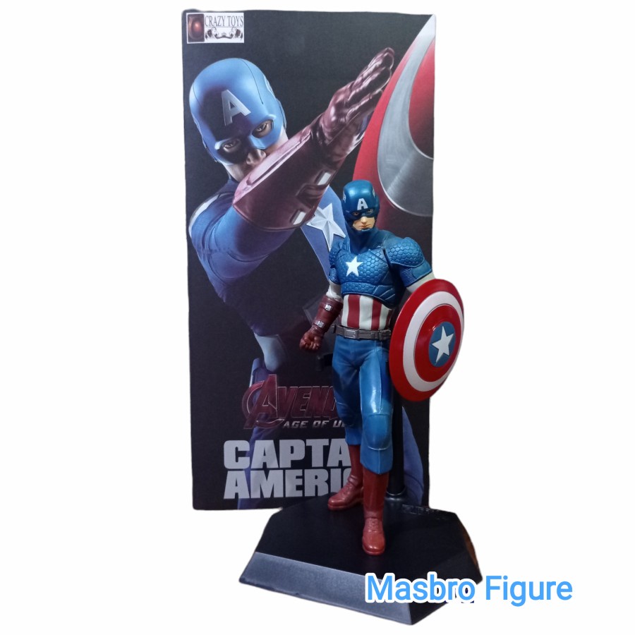 Crazy Toys Marvel Avenger Captain America Action Figure 24 cm