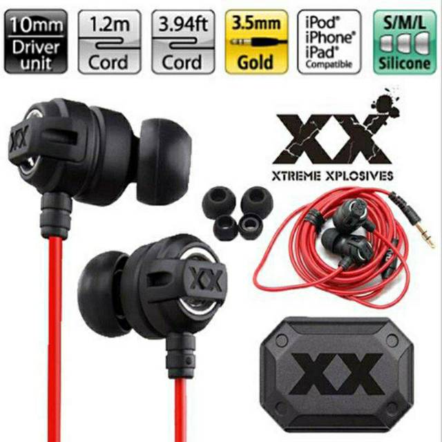 Jual JVC Xtreme Xplosives in ear monitor deep bass earphone wired super hifi gaming headset Shopee Indonesia