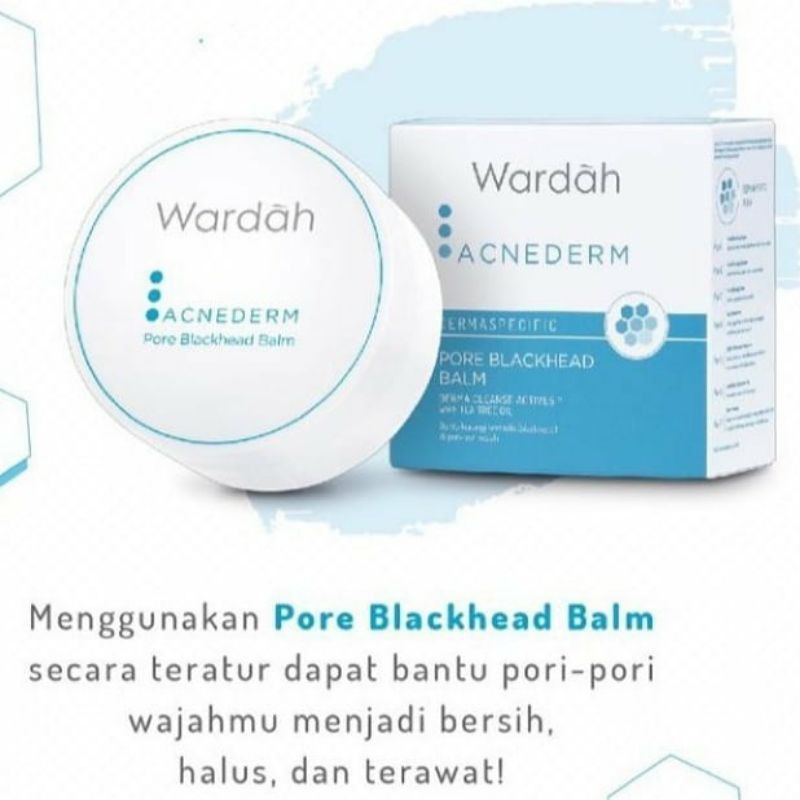 Jual Wardah Acnederm Pore Blackhead Balm Shopee Indonesia
