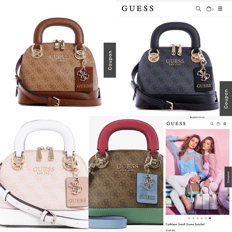 Jual GUESS CATHLEEN SMALL DOME SATCHEL Shopee Indonesia