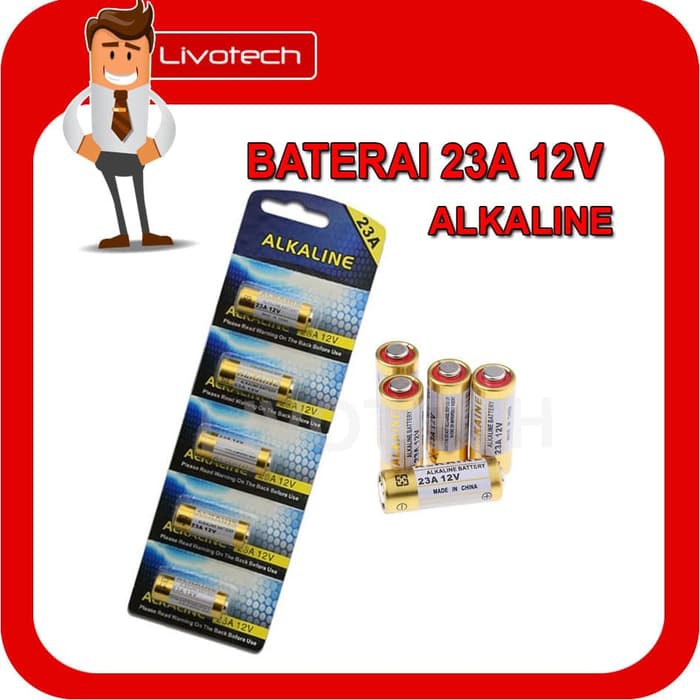 Jual Diskon BATERAI 23A 12V ALKALINE Batu Batre Battery Batrei Remote ...