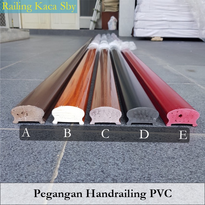Jual HANDRAILING PVC PEGANGAN RAILING TANGGA WARNA HITAM | Shopee Indonesia