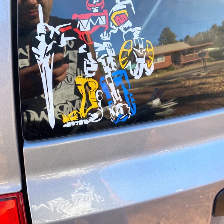Jual Sticker Megazord Power Rangers Cinema | Shopee Indonesia