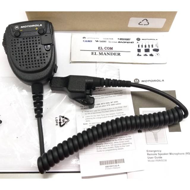 Jual EXTRAMIC HT MOTOROLA XTS 2500 EXTRA MIC HT MOTOROLA XTS2500