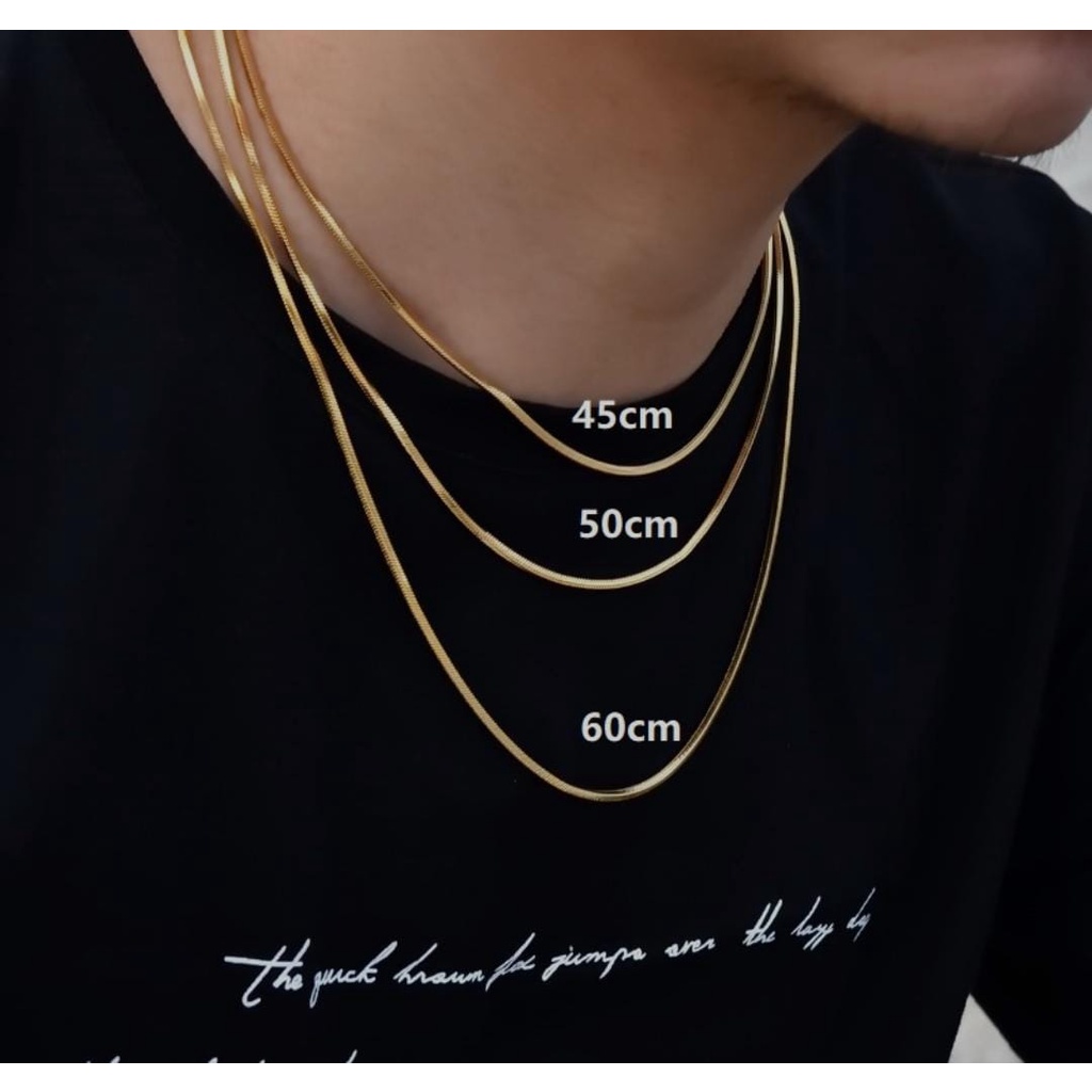 jual-kalung-titanium-pria-wanita-gold-silver-panjang-45cm-50cm-60cm