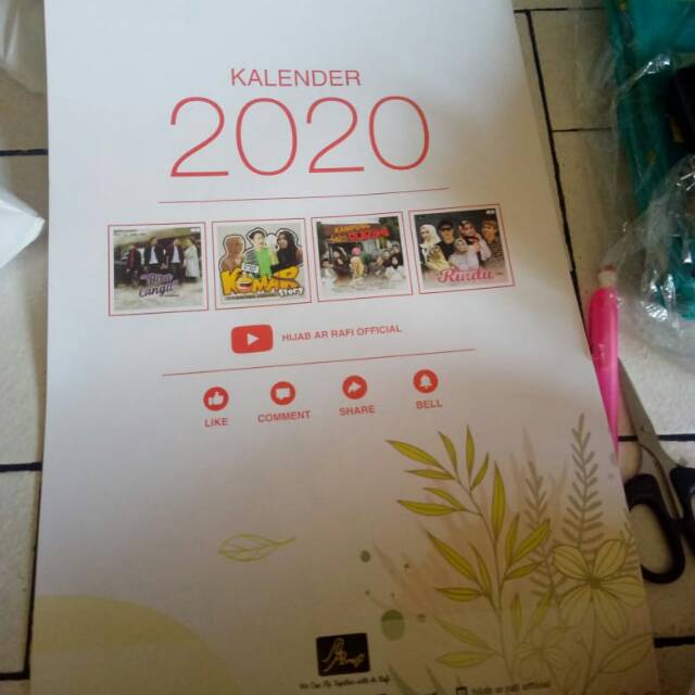 Jual Kalender Ar-Rafi | Shopee Indonesia