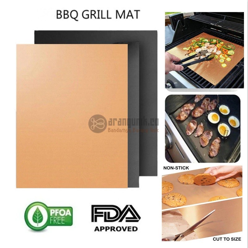 Jual Barbeque Grill Mats Alas kertas Pemanggang BBQ Shopee Indonesia