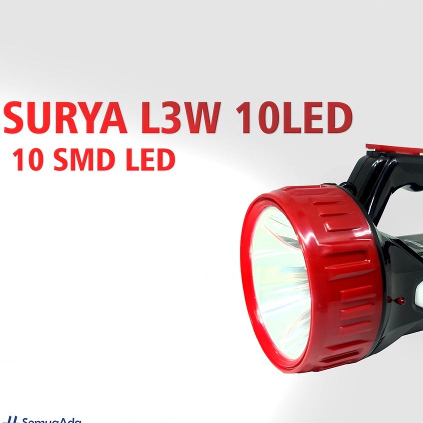 Jual Lampu Senter Tangan LED 3W 3 Watt SHT L3W 02 LED Surya Emergency ...