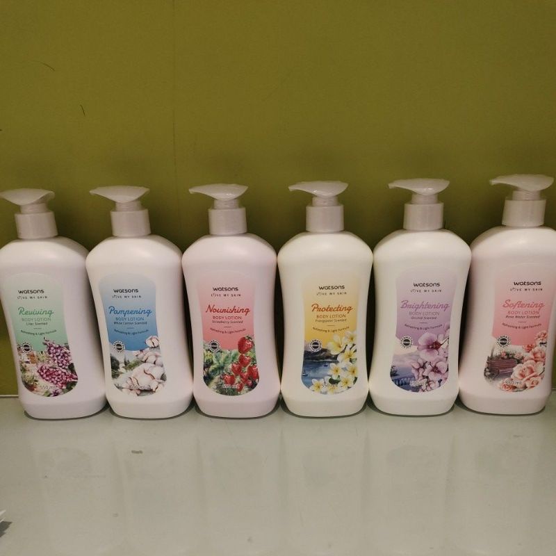 Jual watsons body lotion scented 550 ml / body lotion watsons 550 ml