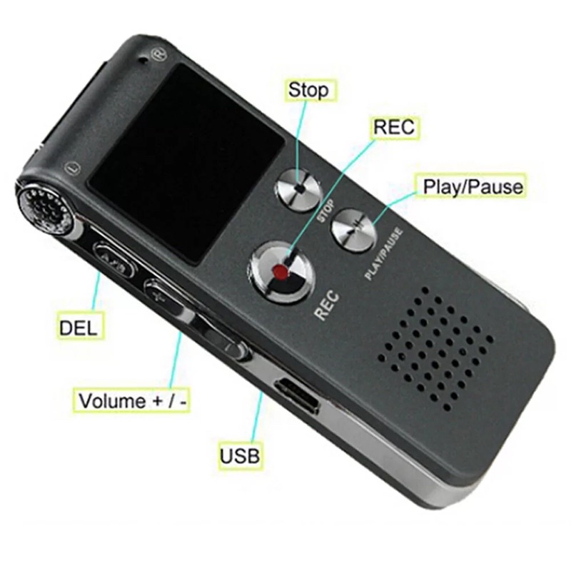Jual Portable Digital Audio Voice Recorder Recording USB Alat rekam ...
