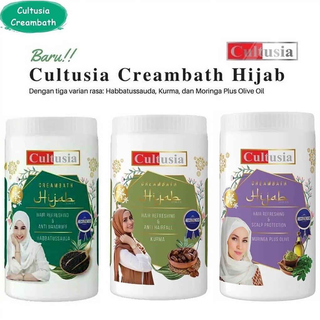 Jual Cultusia Creambath Hijab 1000ML / 1KG All Variant Lengkap / All ...