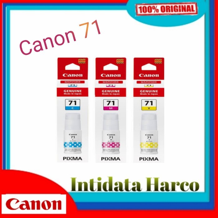 Jual Tinta Botol Canon Gi Cyan Magenta Yellow Color Jamin Original Gi Warna C M Y