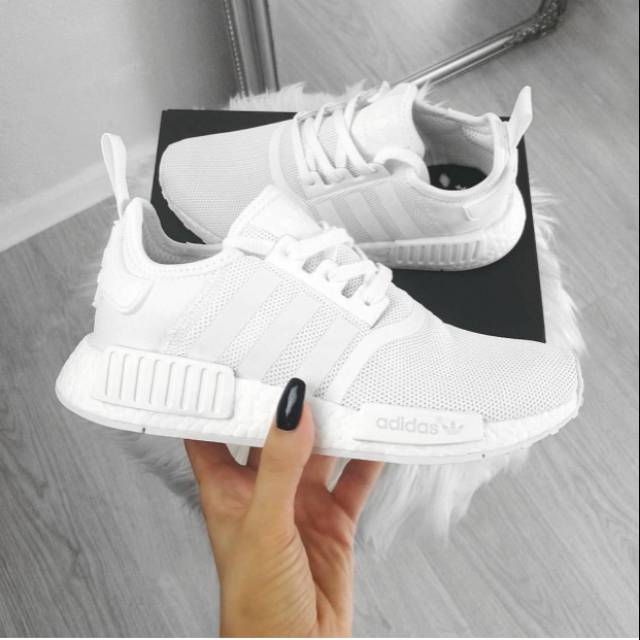 Nmd full white sale