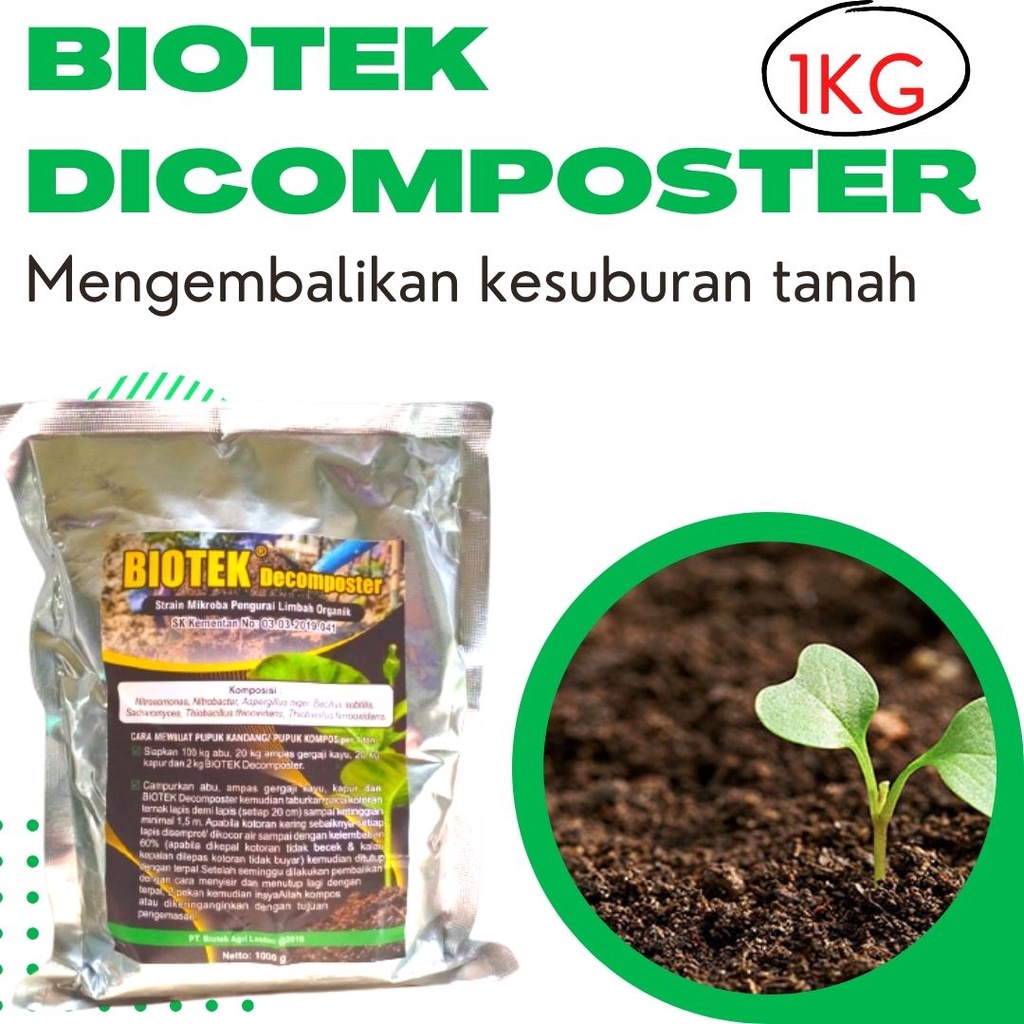 Jual Dekomposer Decomposer Formula Pupuk Organik Alami, Pupuk Pembenah ...