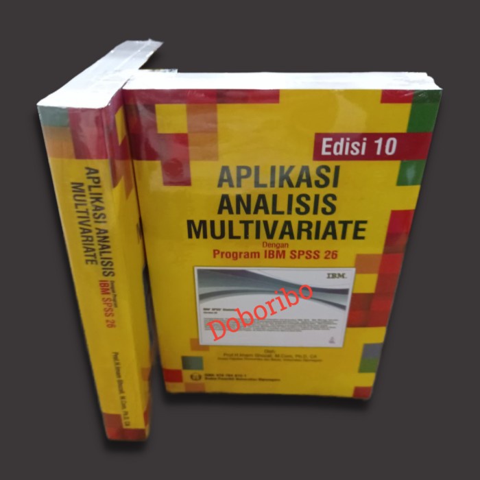 Jual Buku Aplikasi Analisis Multivariate Dengan Program Ibm Spss