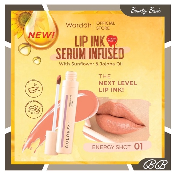 Jual BEAUTY BASIC - Wardah Colorfit Lip Ink Serum Infused 4g - Lip ...