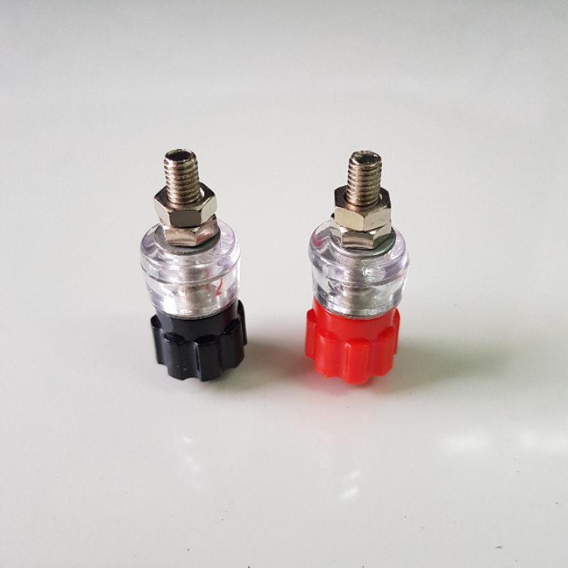 Jual Binding Post Transparan Besar/Binding Post Speaker/ Terminal Plug ...