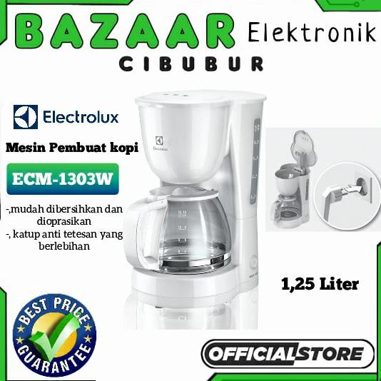 Jual Coffee Maker Electrolux ECM1303W Electric kettle 1,2 lt Putih