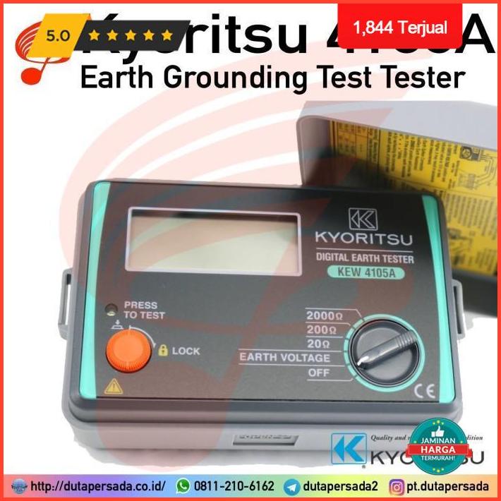 Jual Puncak Promo Kyoritsu 4105A Earth Grounding Test Tester Terlaris