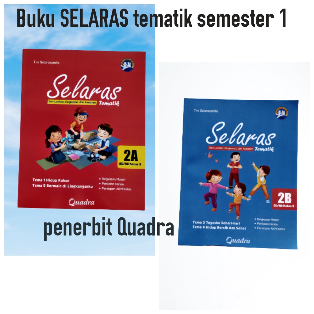 Jual Ori Harga Satuan Buku Teks Selaras Tematik K Untuk Sd Mi Kelas Semester Penerbit