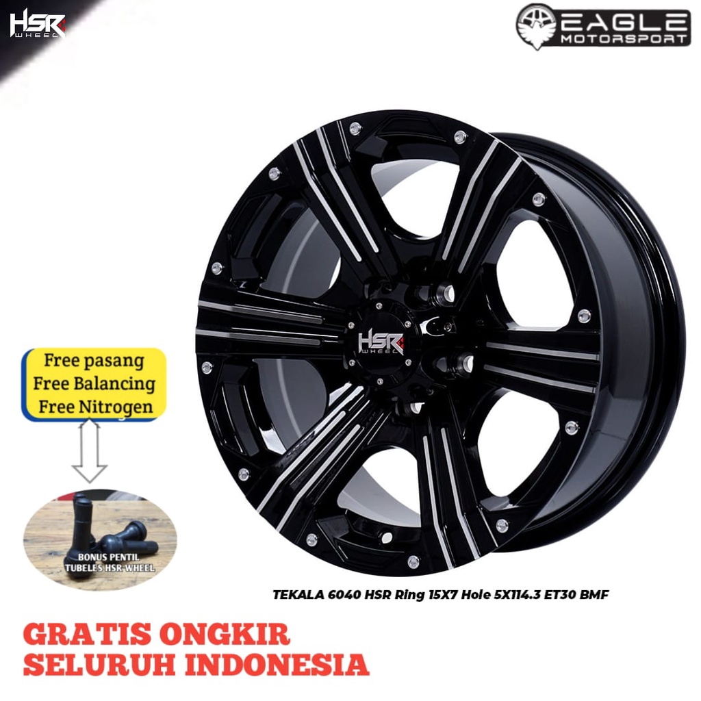 Jual Velg Mobil R15 Pelek Mobil Innova Xpander Terios Rush HSR TEKALA ...