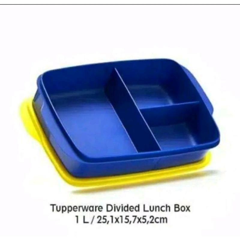 Jual Tupperware Divided Lunch Box | Shopee Indonesia
