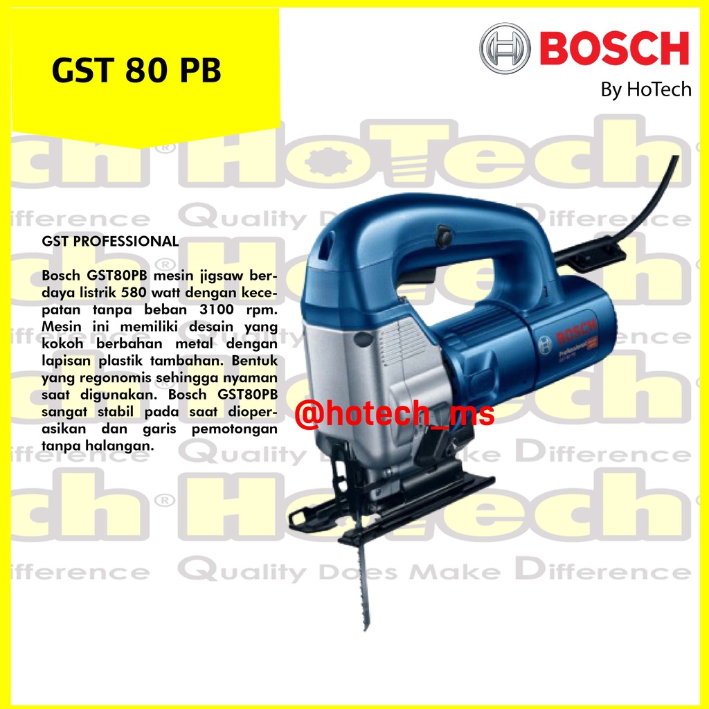 Jual BOSCH GST 80 PB Gergaji ukir Bosch Mesin Jig Saw Bosch GST