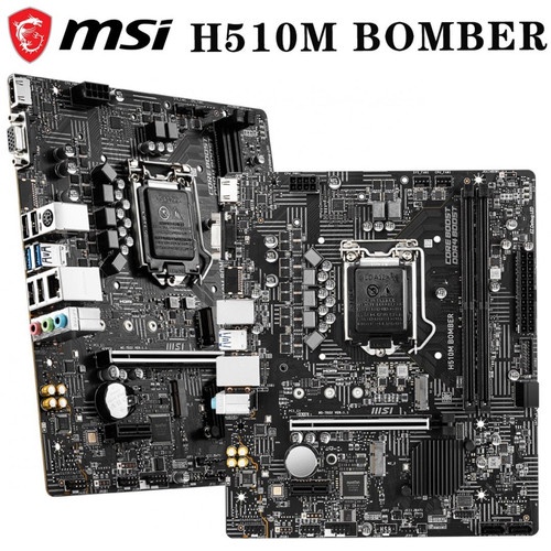 Jual Mainboard Motherboard Pc MSI H510M BOMBER Mobo LGA 1200 | Shopee ...