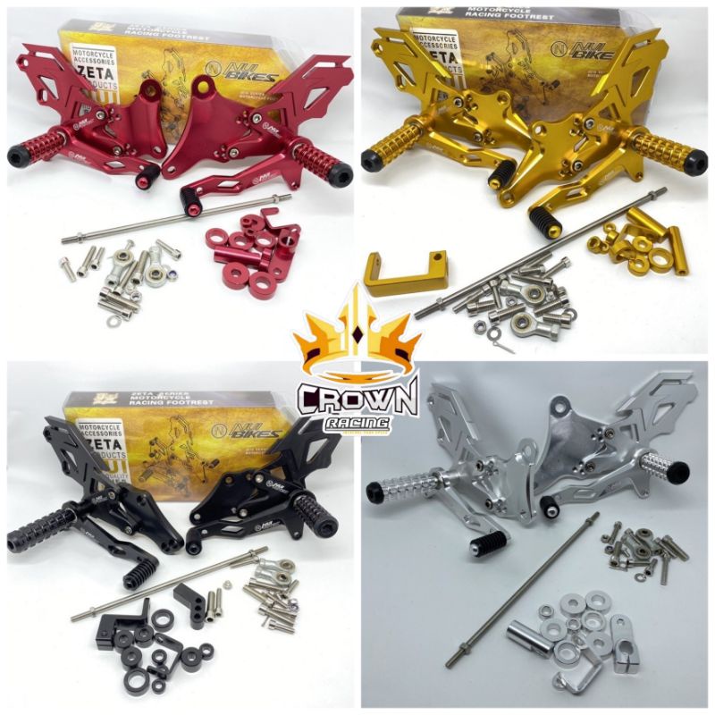 Jual Footstep Underbone Nui Racing Zeta Series Sonic 150R / Supra GTR ...