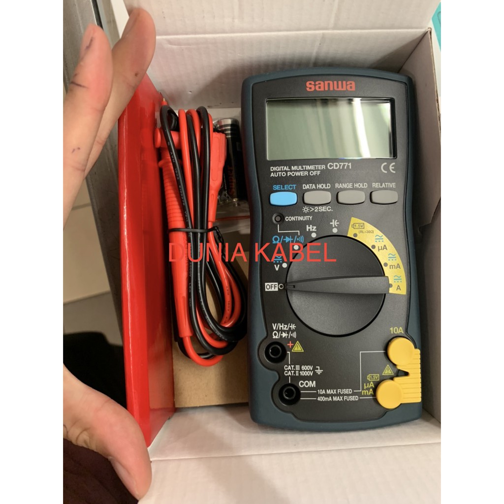 Jual Digital Multitester Multimeter Sanwa CD771 CD 771 Ori Shopee