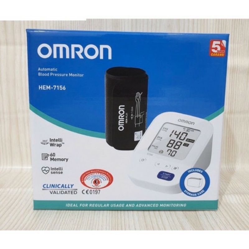 Jual OMRON HEM 7156 TENSIMETER DIGITAL TANPA ADAPTOR | Shopee Indonesia