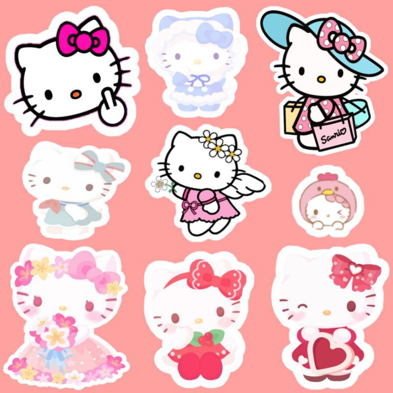 Jual STICKER HELLO KITTY A6 | Shopee Indonesia