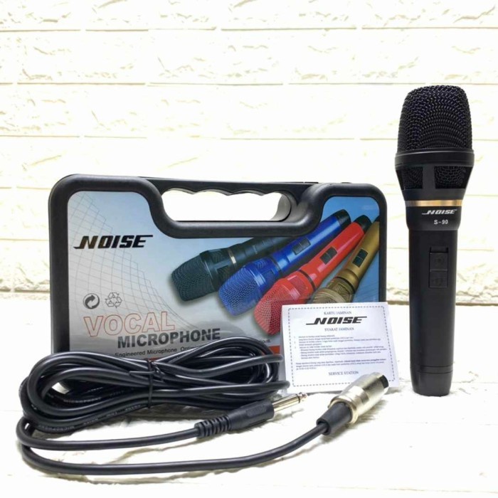 Jual COD Microphone NOISE S-90 Mic Kabel Mikrofon Suara vocal empuk ...