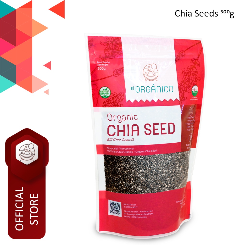 Jual Chia Seed Organic El Organico 500gr | Shopee Indonesia