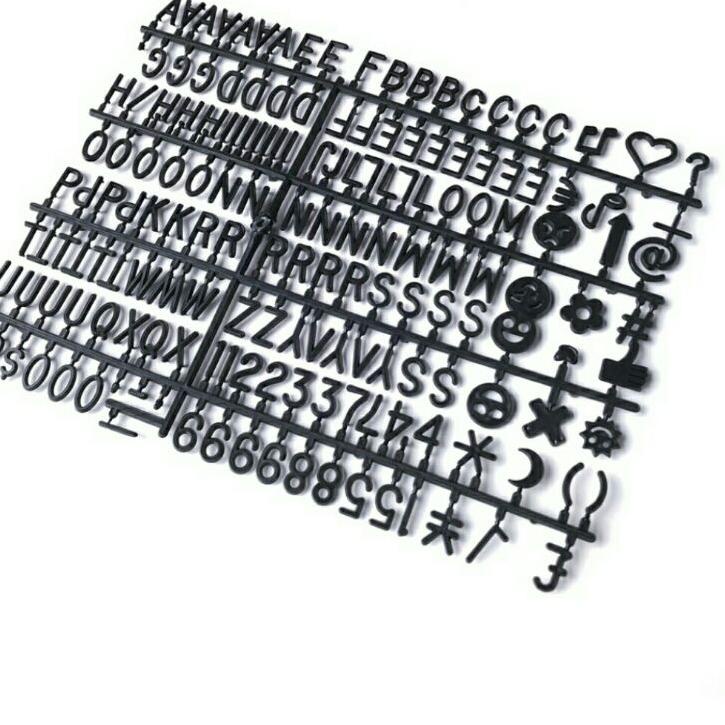 Jual TERBAIK EXTRA HURUF LETTER BOARD / EXTRA HURUF DAN ANGKA PAPAN