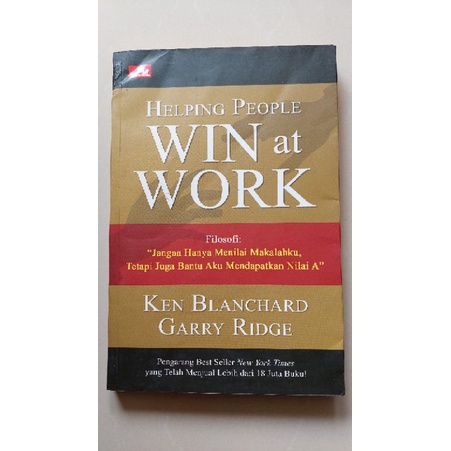 Jual BUKU BEKAS/PRELOVED: HELPING PEOPLE WIN AT WORK | Shopee Indonesia