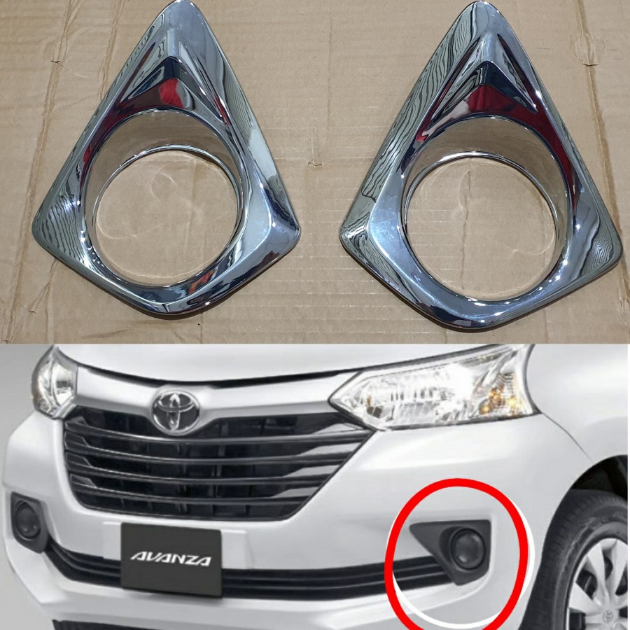 Jual Ring Foglamp Grand New Avanza Tipe G 2015-2018 Chrome | Shopee ...