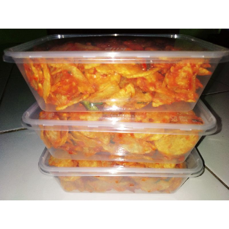 Jual Kripik Kentang Balado Pedas Manis ±250gr Beli 10 Gratis 1