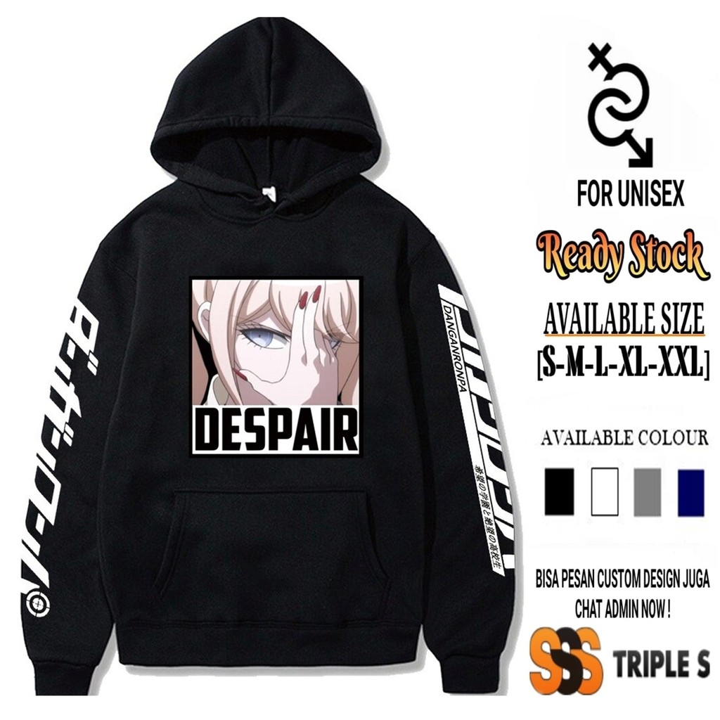 Jual HOODIE JUMPER ANIME DANGANRONPA JUNKO ENOSHIMA DESPAIR HOODIE KARAKTER KEREN Shopee Indonesia