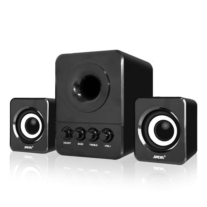 Jual Speaker Stereo 2.1 with Subwoofer & USB Power Black Shopee